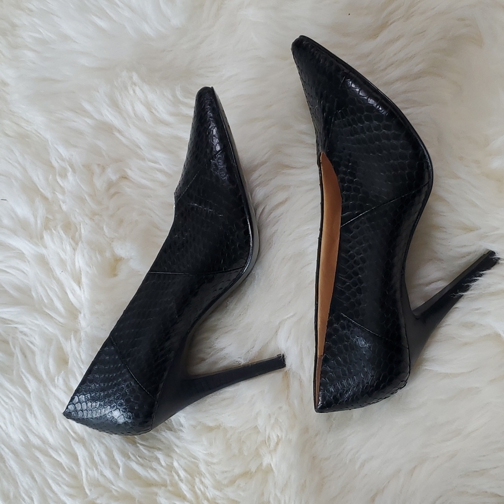 Black vintage style shoes